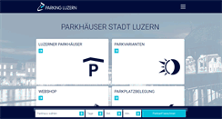 Desktop Screenshot of parking-luzern.ch
