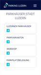 Mobile Screenshot of parking-luzern.ch